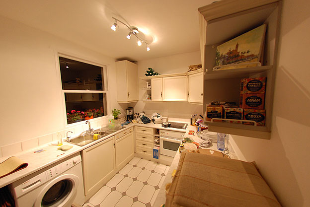 Kitchen before transformation