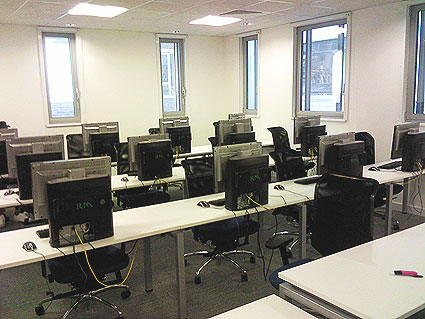 Computer facilities at the Metropolitan works